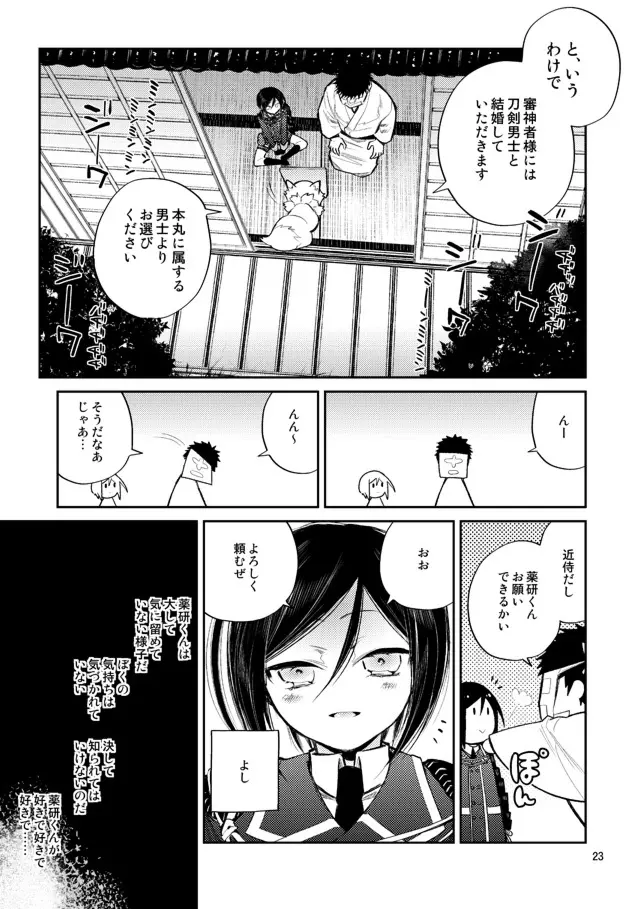 今夜は初夜です薬研くん Page.21