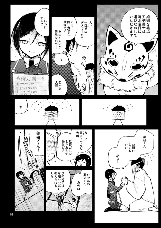 今夜は初夜です薬研くん Page.55