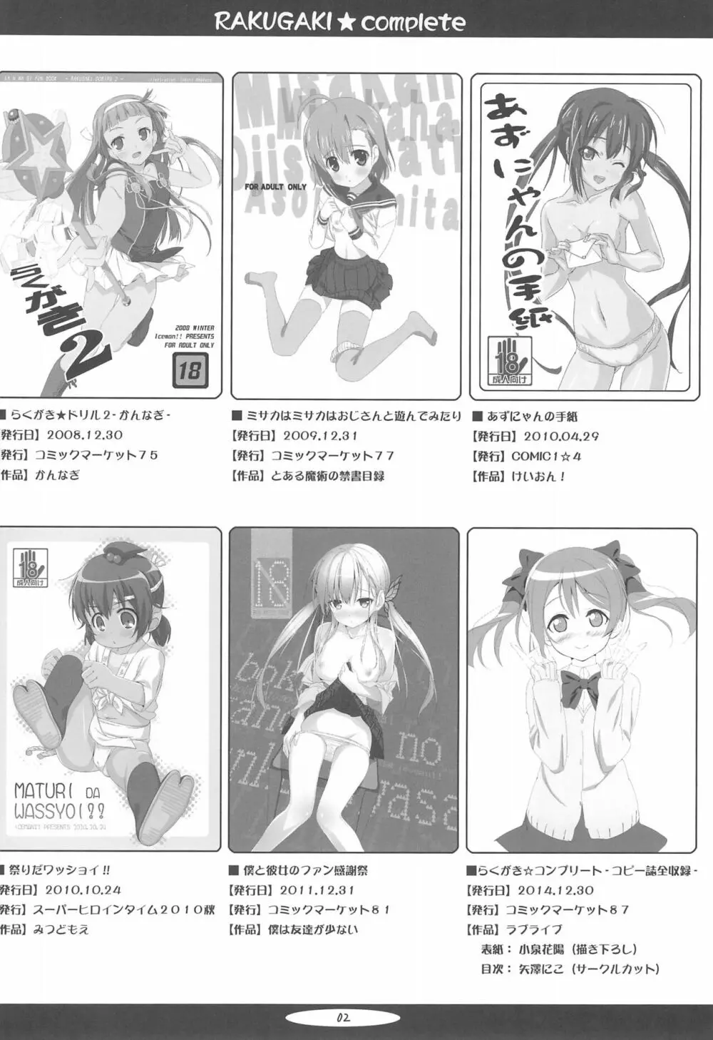 らくがき★コンプリート -コピー誌全収録本- Page.2