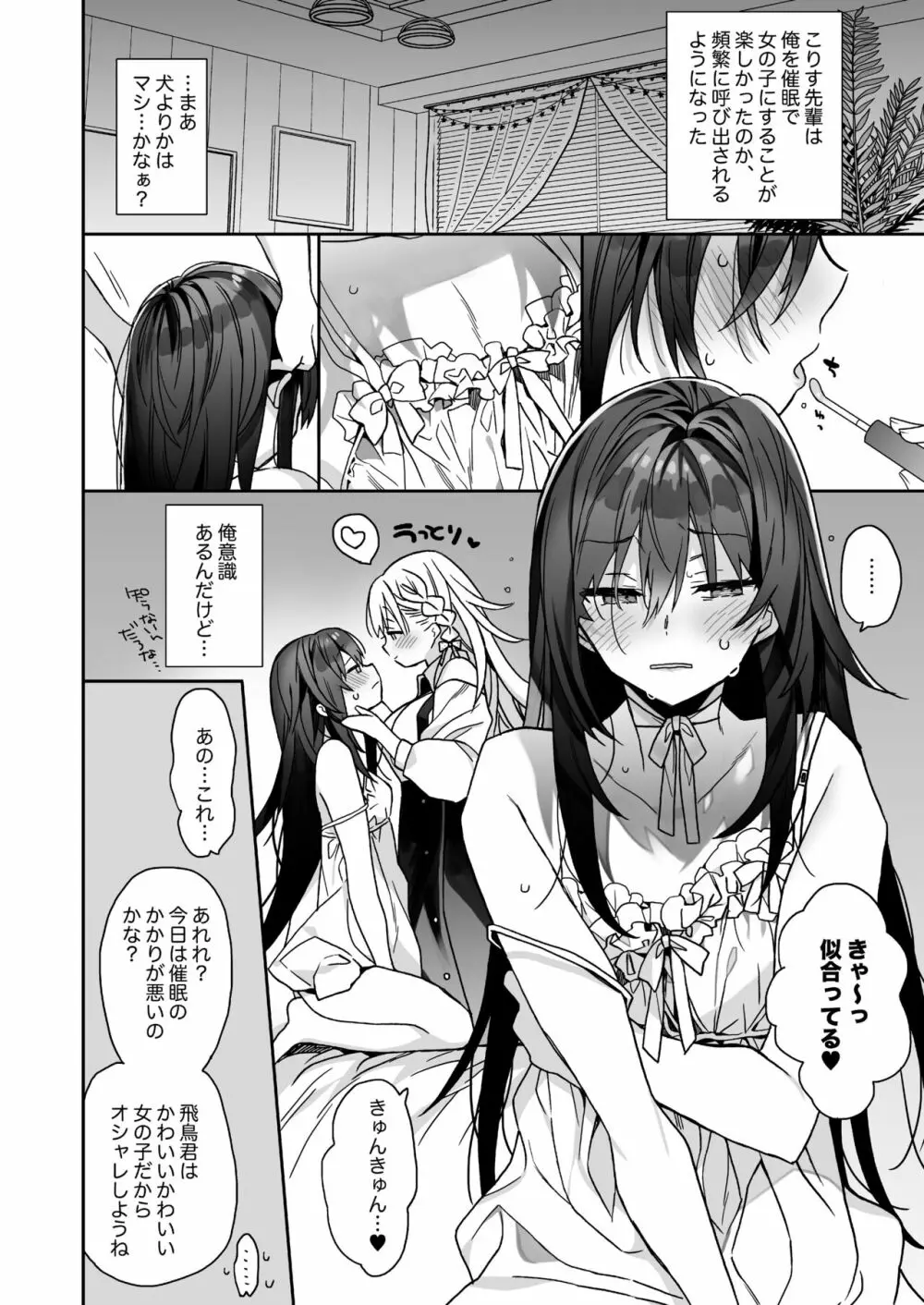 ノリのいい男の子に女装させて催眠ごっこするおはなし Page.10