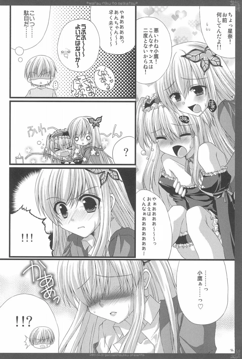 笑う肉の性活 Page.14