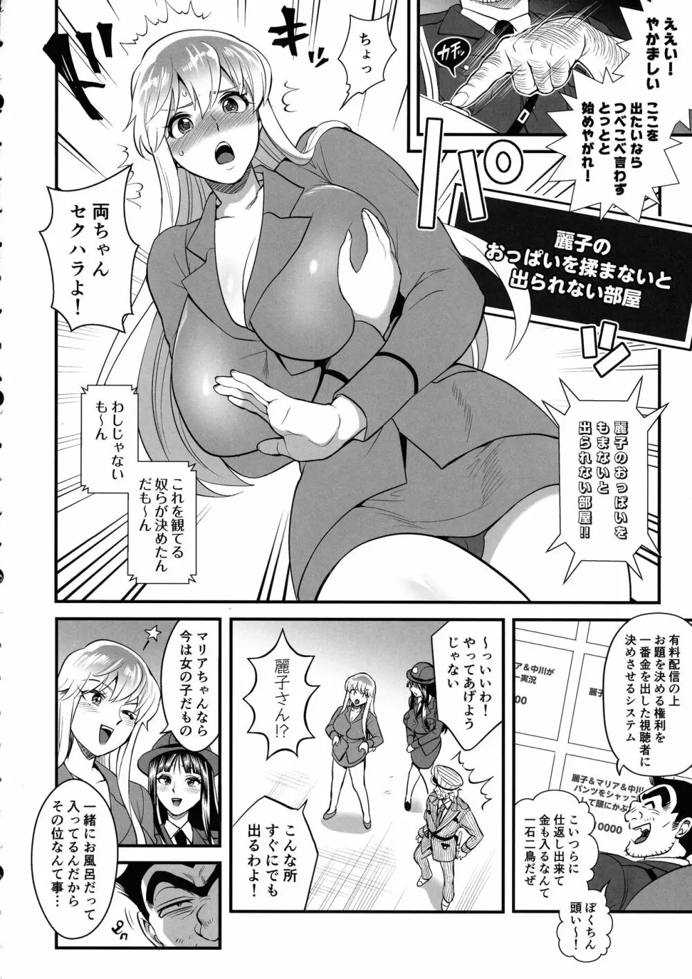 麗子&マリア&中川がオゲレツな事をしないと出られない部屋の巻 Page.8