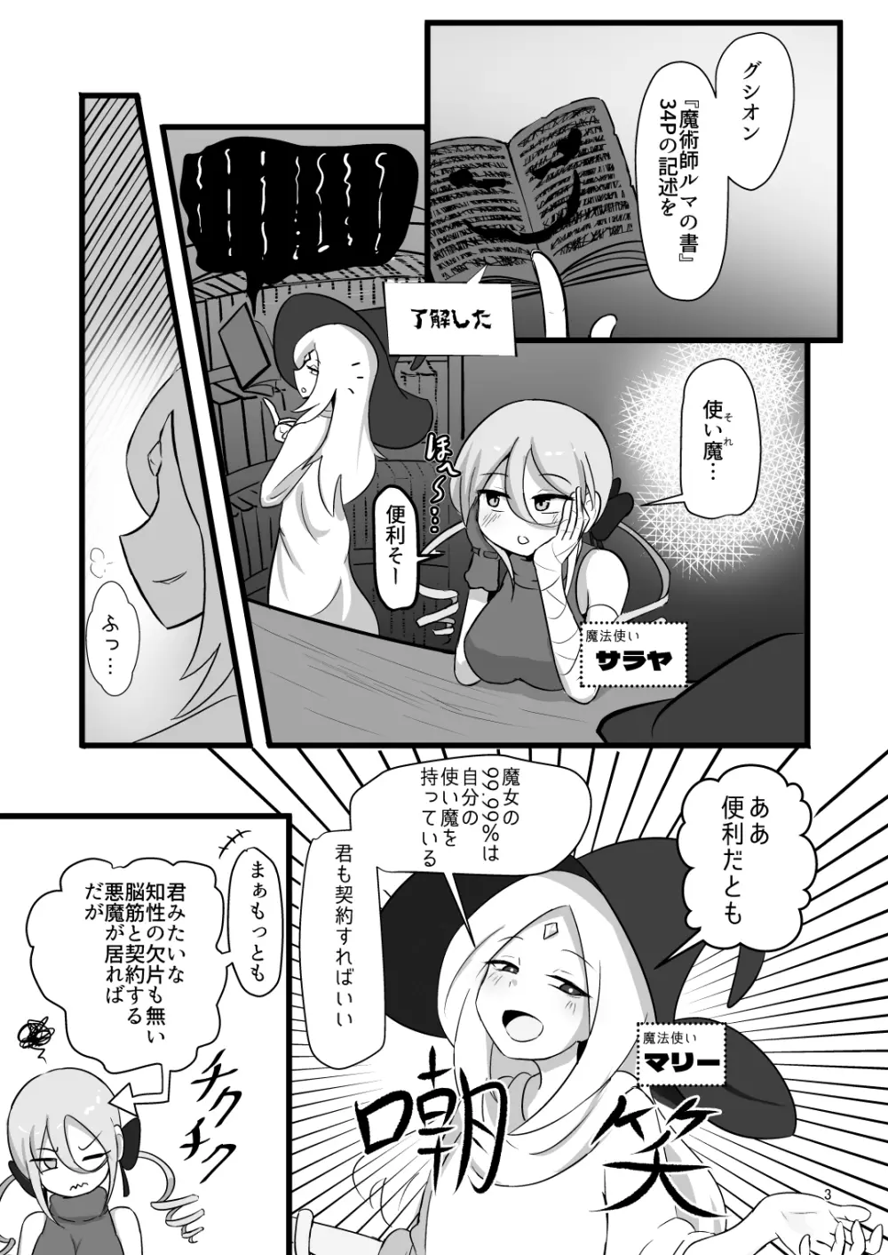 脳筋魔女サラヤの完璧イケニエ計画!? Page.3