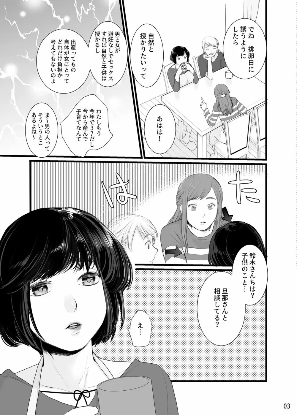 僕しか男を知らない可愛い妻が子作りエッチのためになんでもしてくれる 2 Page.4