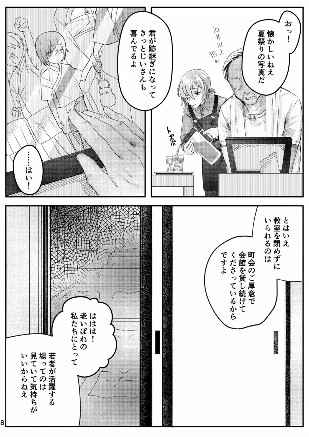 書道教室のメスお兄さん Page.8