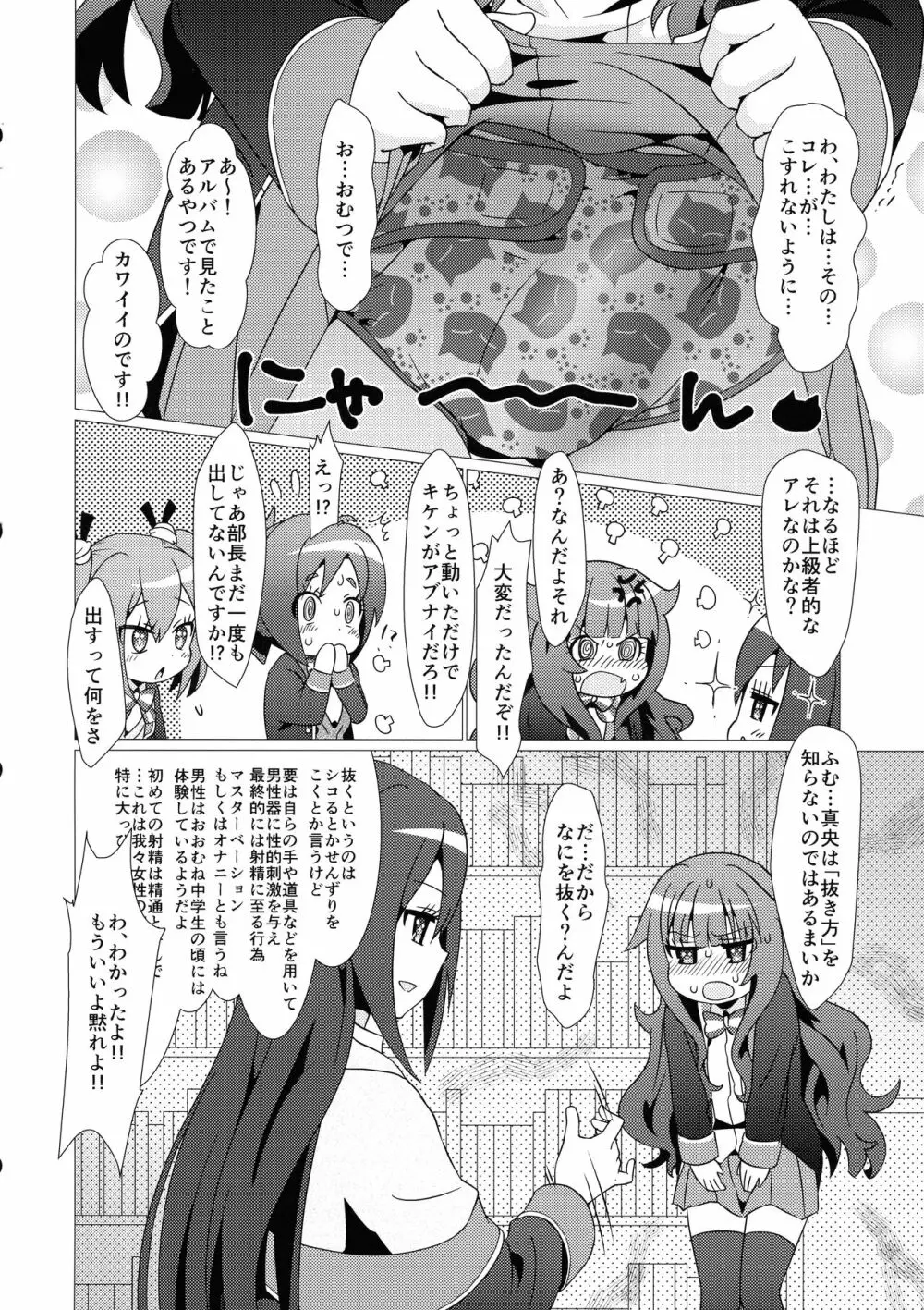 ある日の真夜中!!GJ部員にナニカが生えた!! Page.7