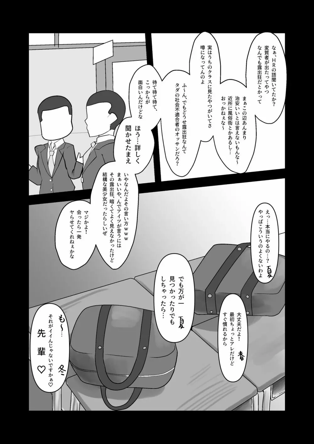 潮〇高校露出部活動記録 Page.3