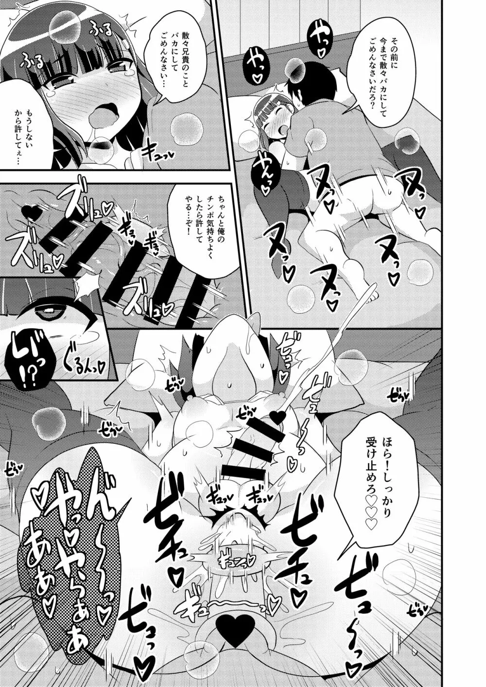 ナマイキ弟の精嚢をこねくり回してメス♂にする本♥ Page.13