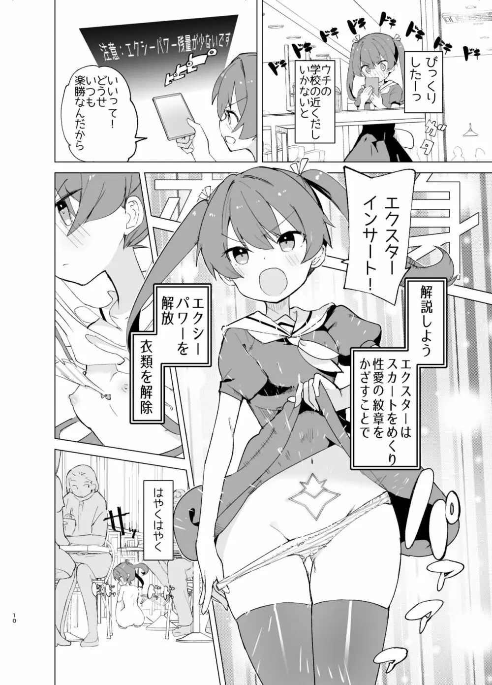 エクスター・アイリスさいみんかいじんにやぶれる! Page.10