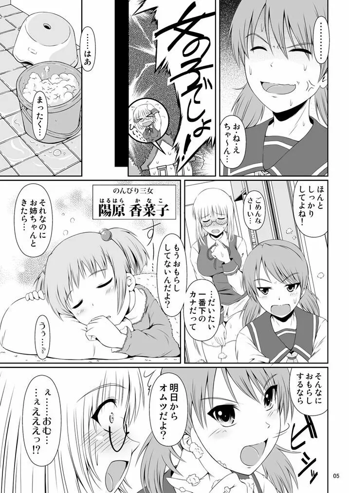 ナイショなの! -陽原家三姉妹物語- Page.4