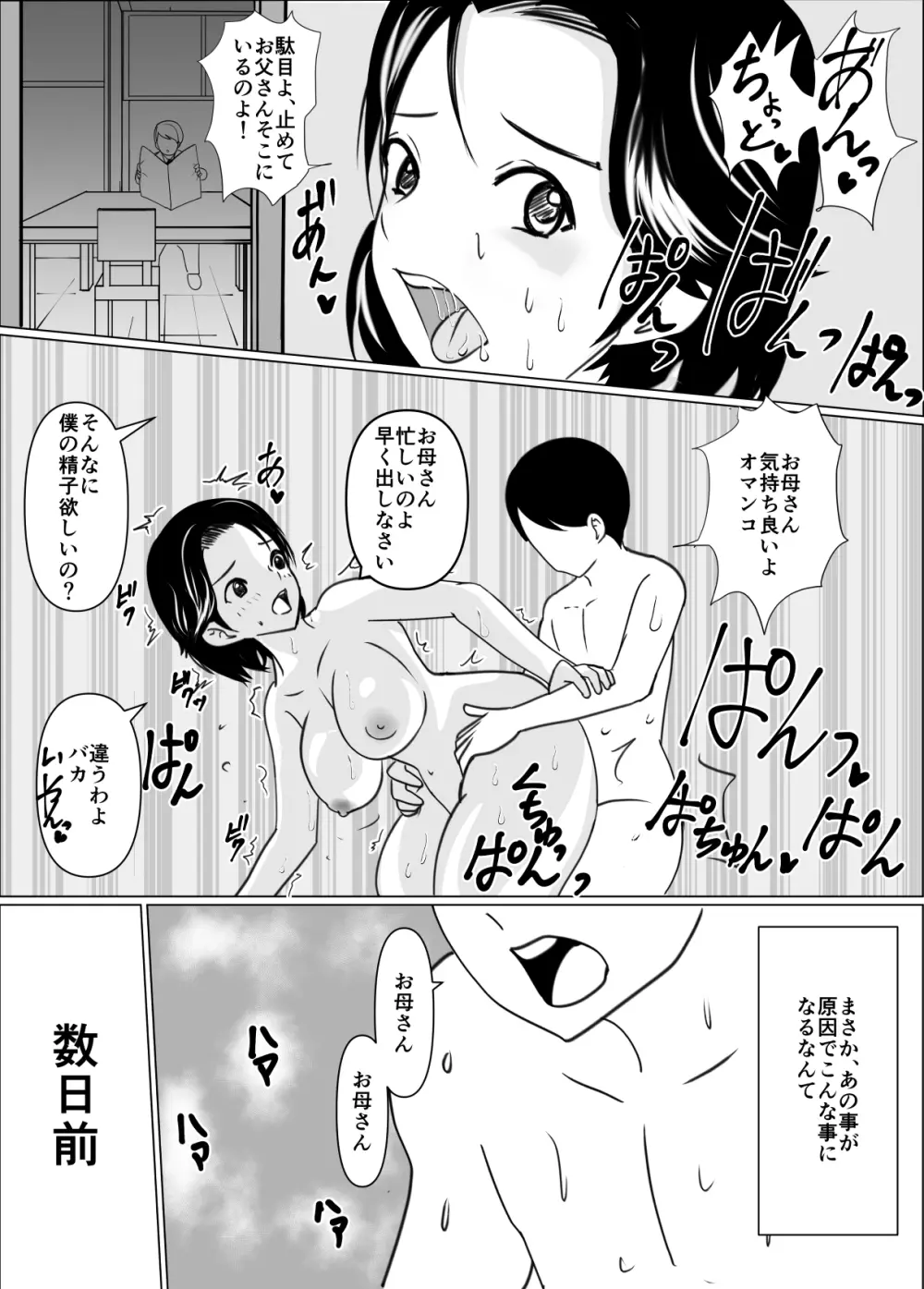 一般家庭の母子相姦 Page.3