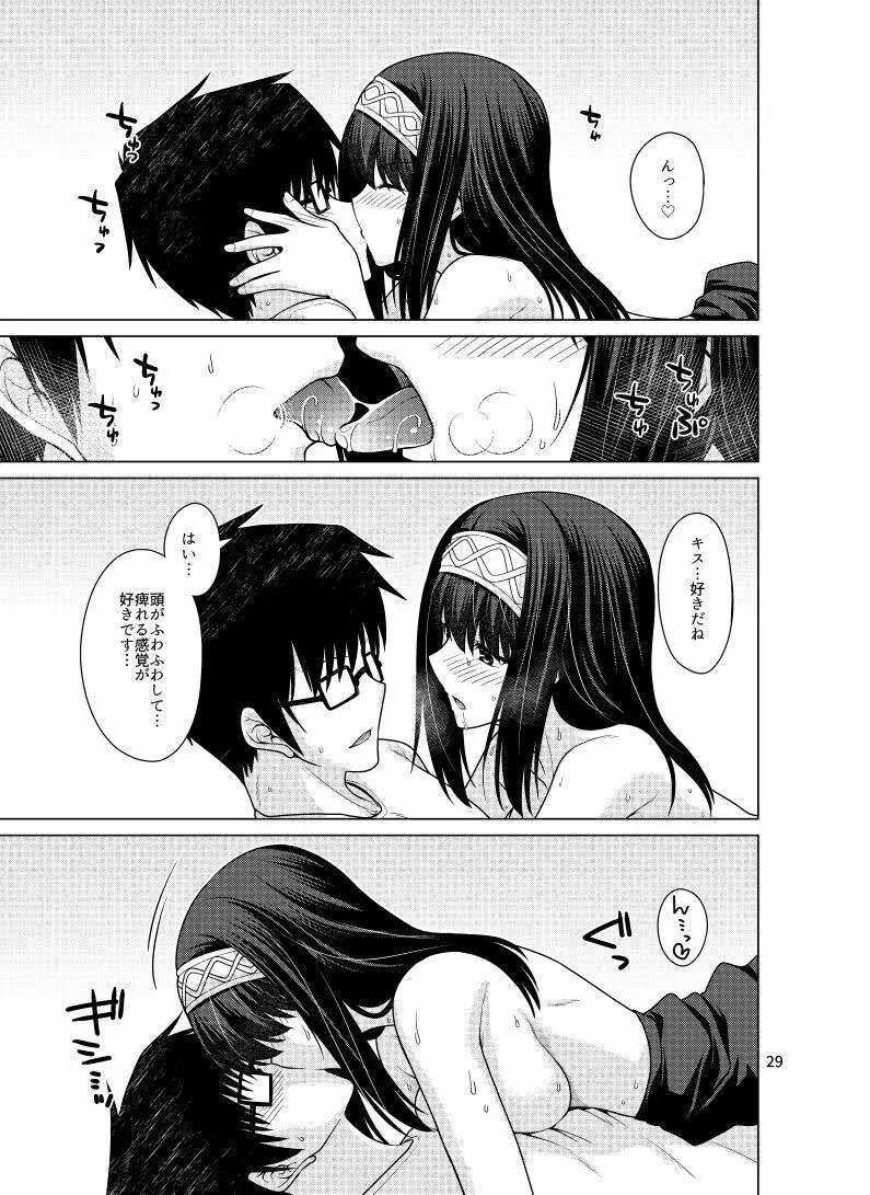 鷺沢文香はPにぐちょぐちょにされたい！ Page.28