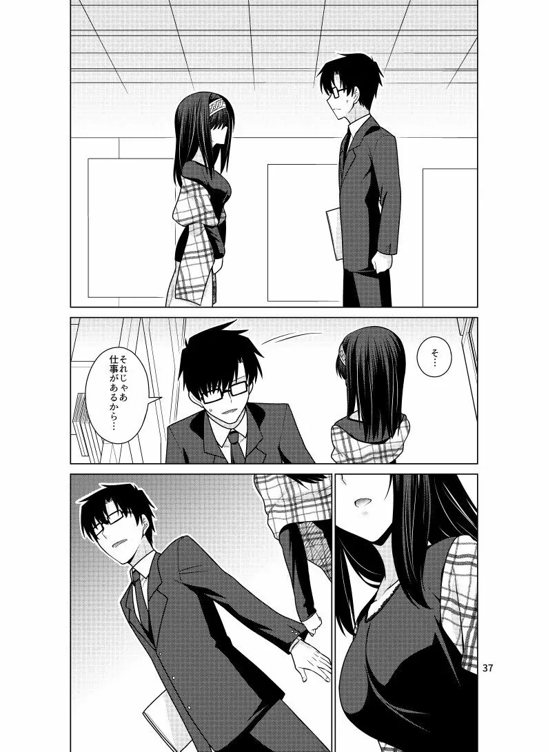 鷺沢文香はPにぐちょぐちょにされたい！ Page.36