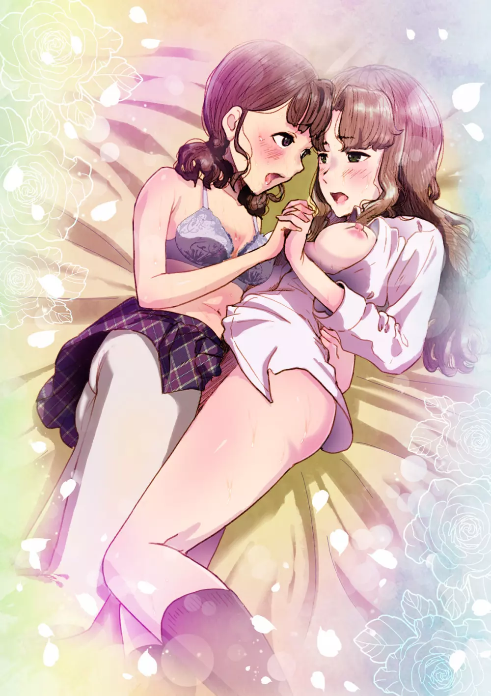 Futa x Yuri ~カーテンがささやいている~ Page.2