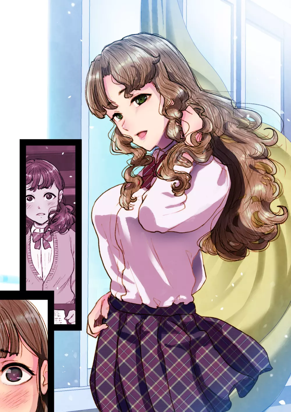 Futa x Yuri ~カーテンがささやいている~ Page.9