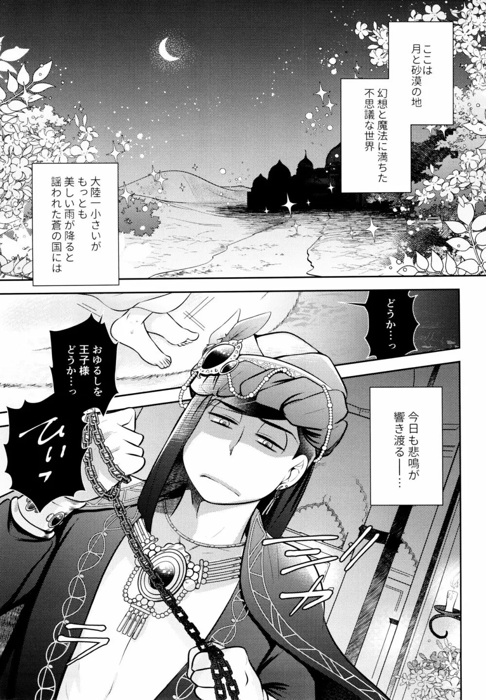 蒼の王子と紅の花 Page.3