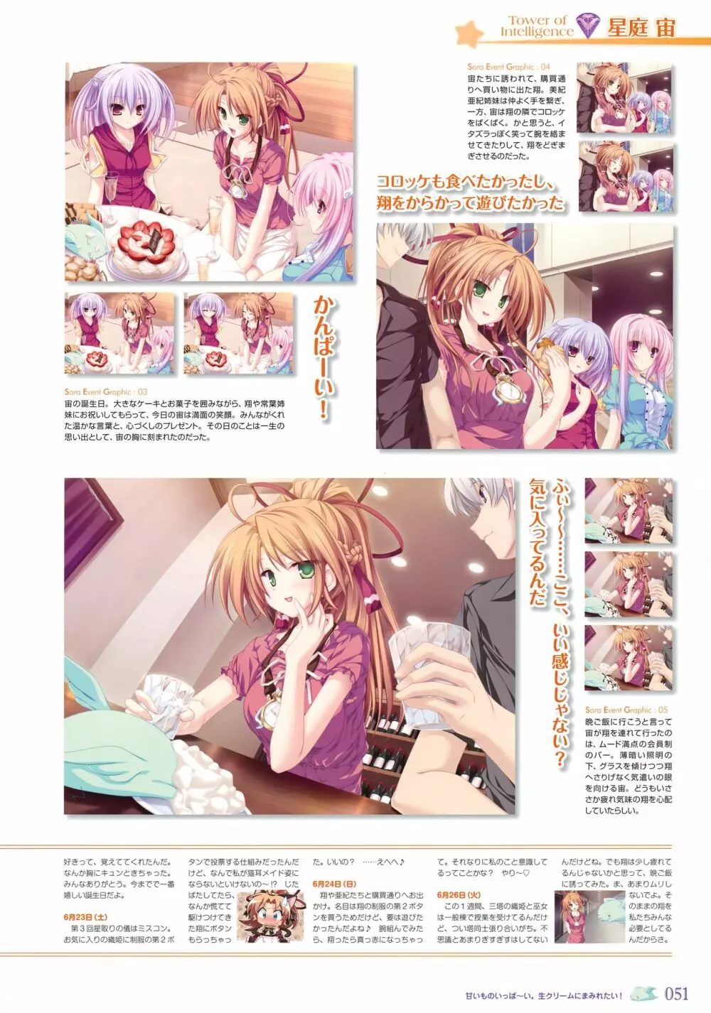 77 (セブンズ) ～and, two stars meet again～ ビジュアルファンブック Page.55