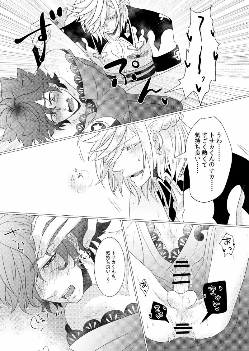 ソウちんがトサカくんとセックスする本 Page.14