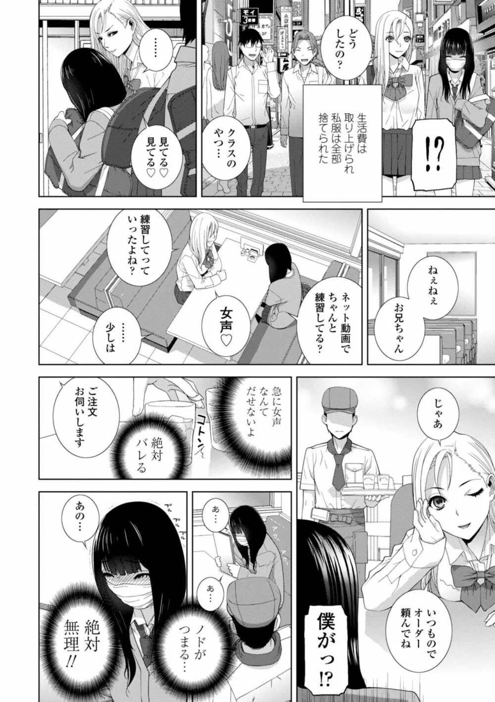 義妹に犯される強制女装義兄 Page.6