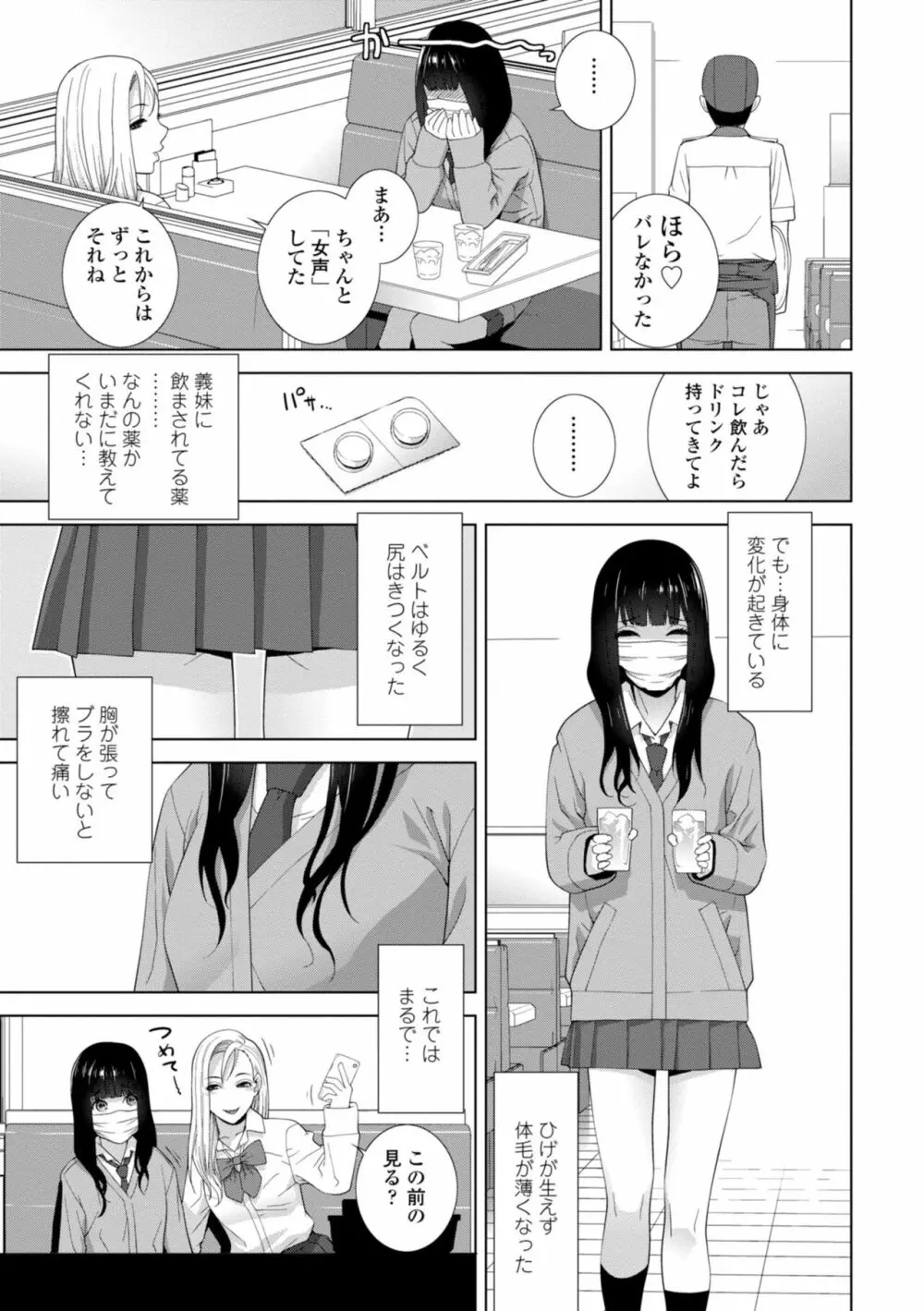 義妹に犯される強制女装義兄 Page.7