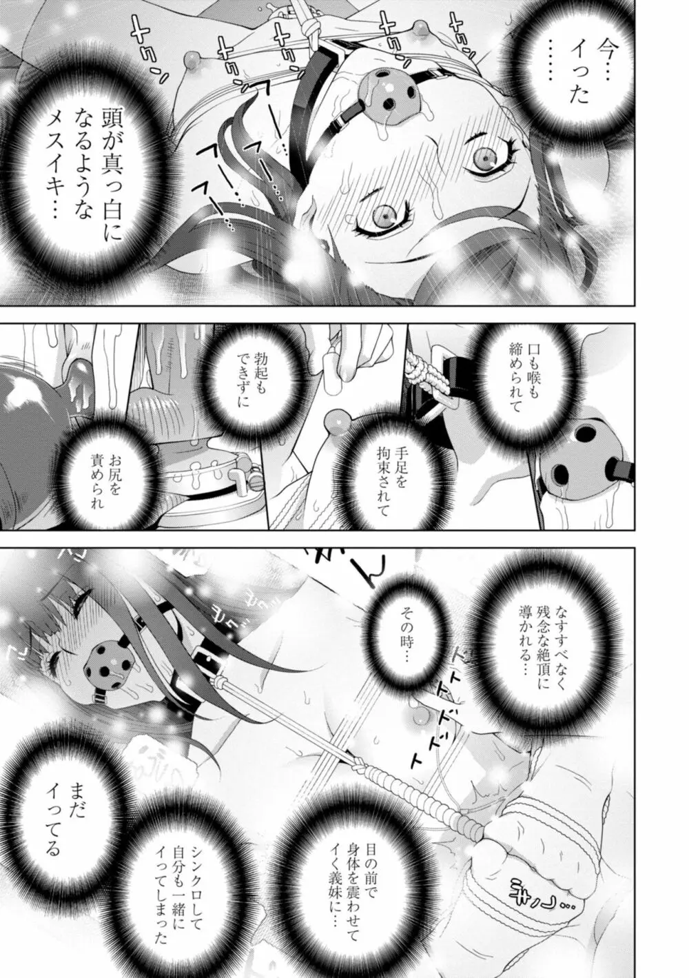 義妹に犯される強制女装義兄 Page.77