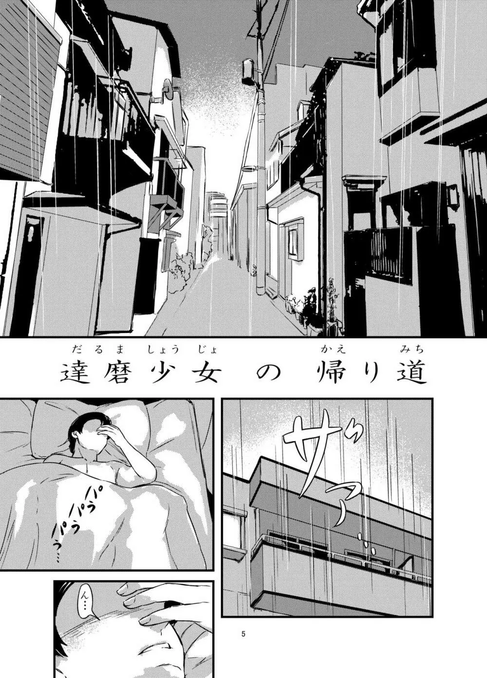 達磨少女の帰り道 Page.5