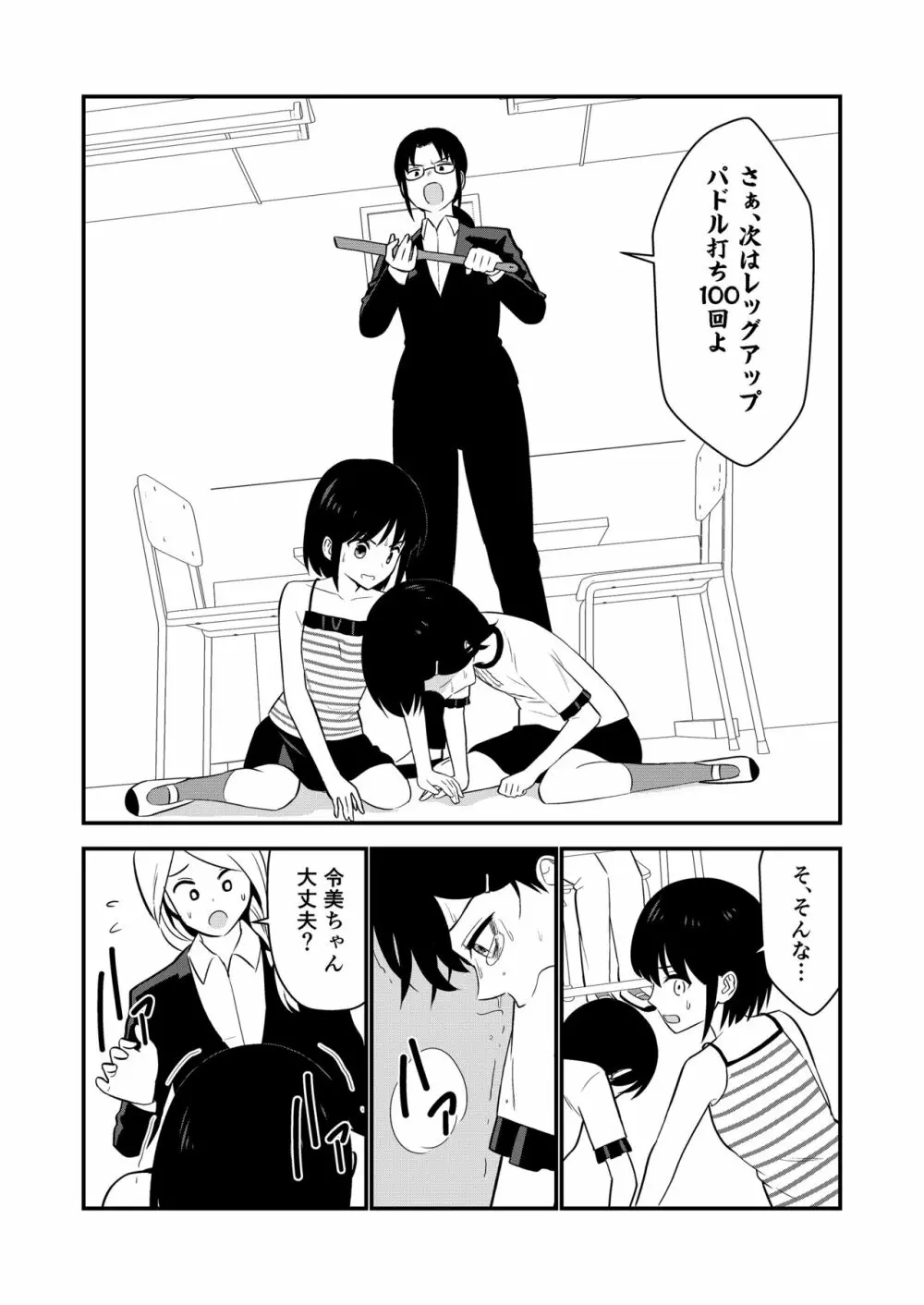 お仕置きされて1日下半身の着衣が禁止される学校 #2 Page.67