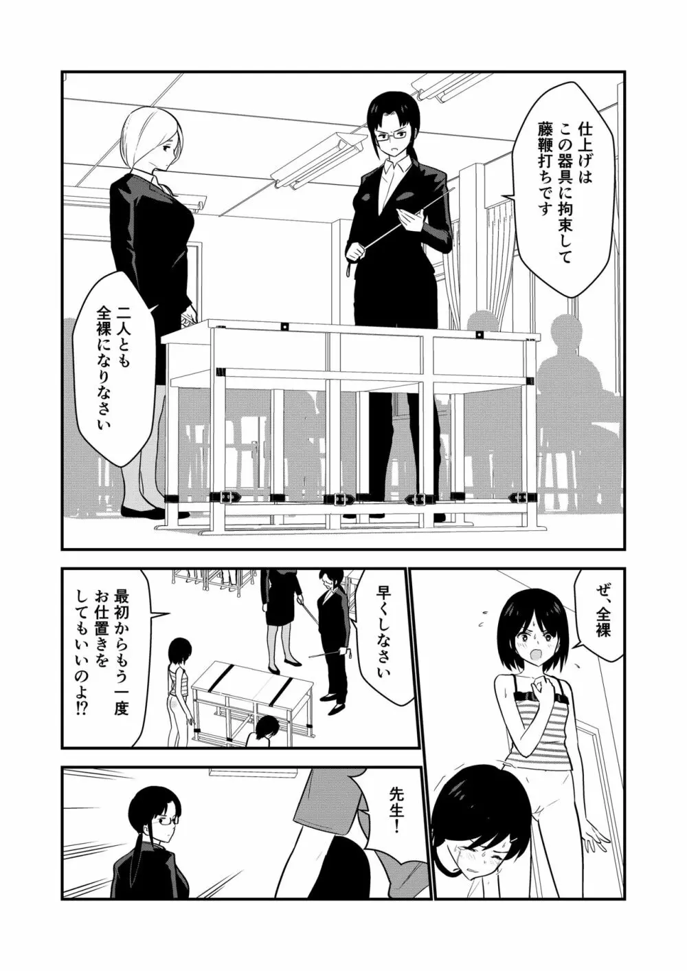 お仕置きされて1日下半身の着衣が禁止される学校 #2 Page.82