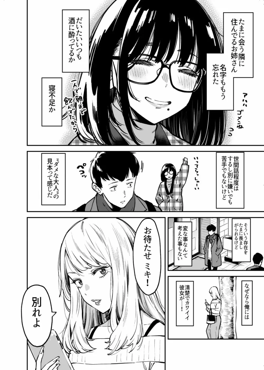 おとなりのだらしなお姉さんに慰められる話 Page.3