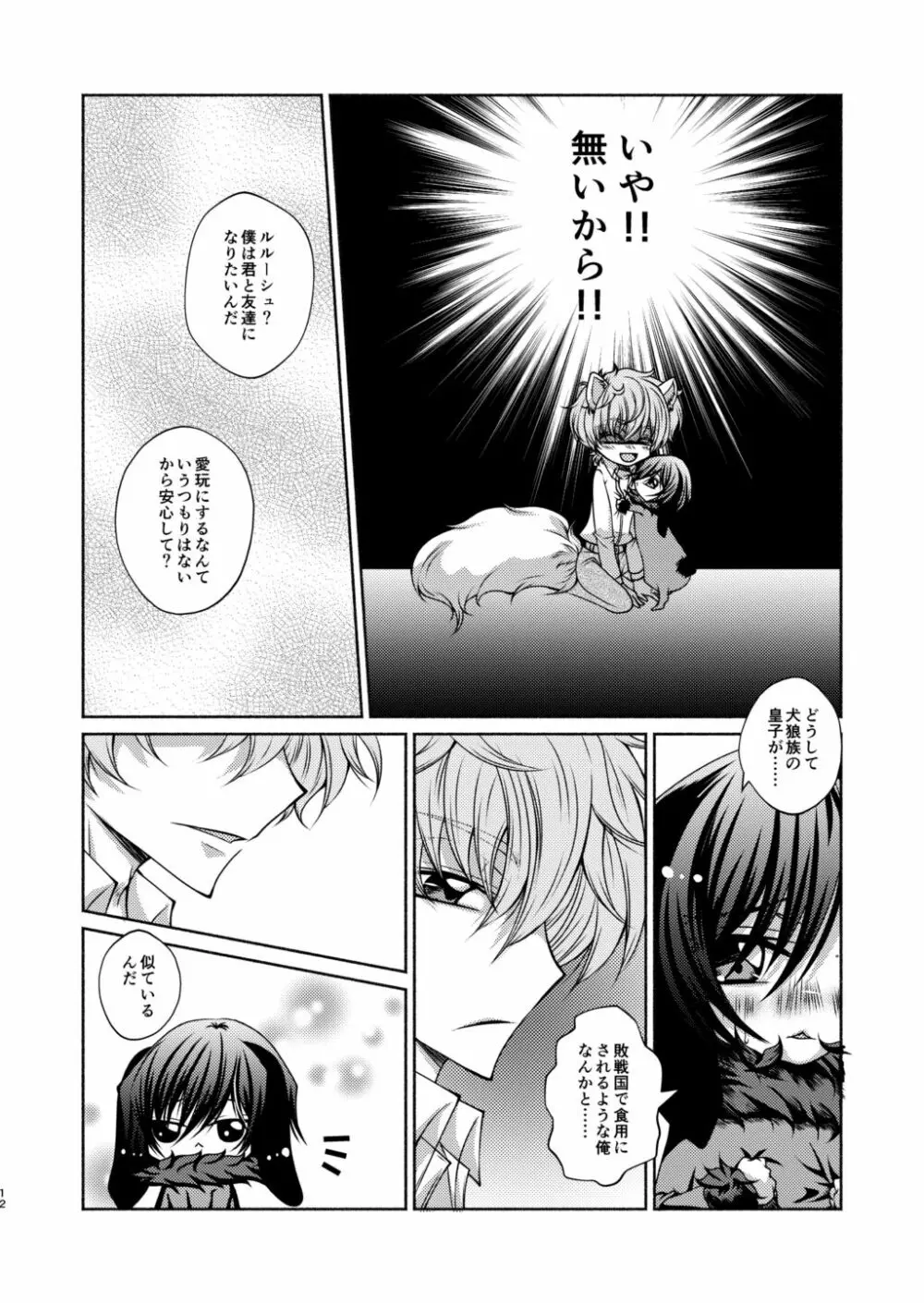 狼スザク×黒兎ルルシュ詰め Page.10