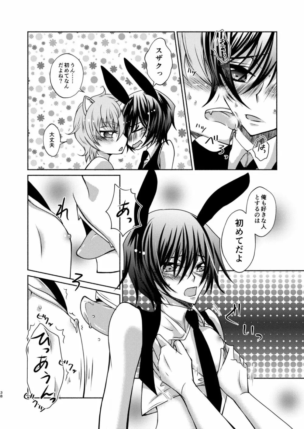 狼スザク×黒兎ルルシュ詰め Page.36