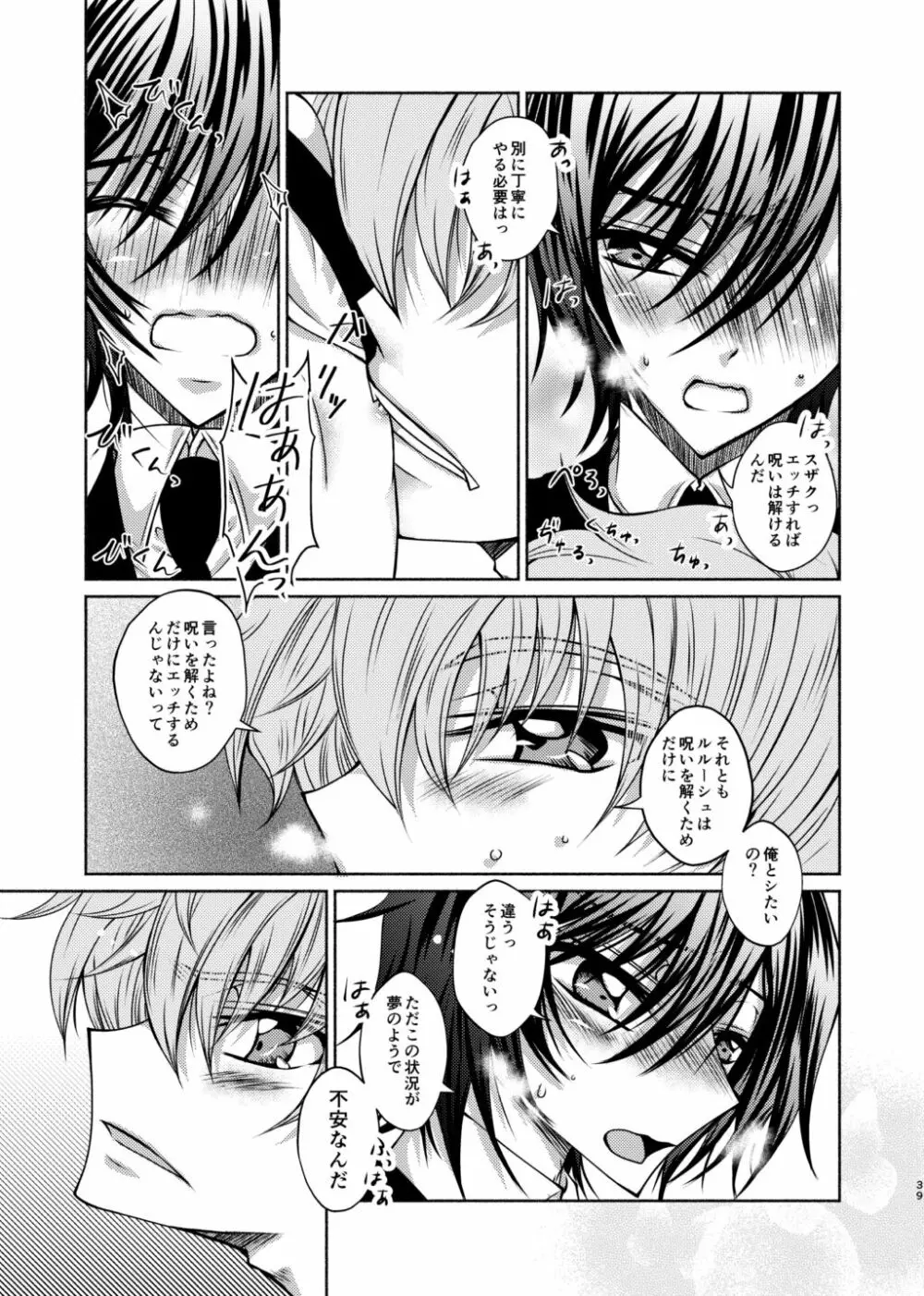 狼スザク×黒兎ルルシュ詰め Page.37