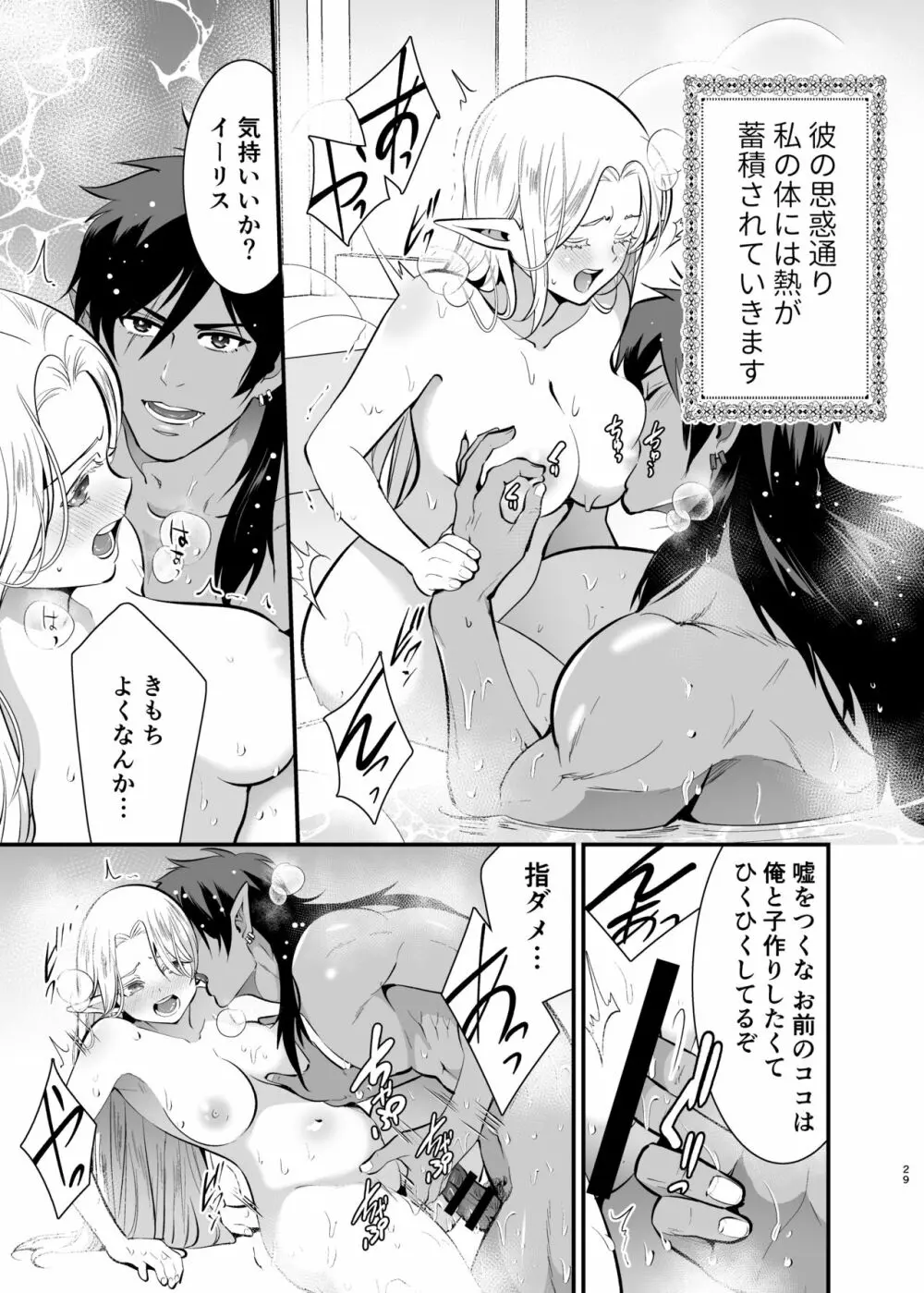 オークの花嫁 ～攫われエルフは快楽に堕ちる～ Page.28