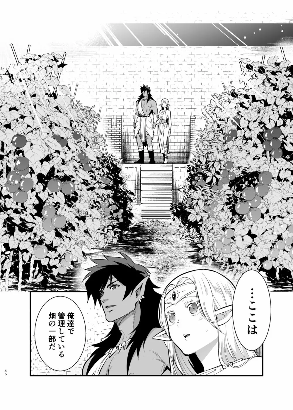 オークの花嫁 ～攫われエルフは快楽に堕ちる～ Page.45