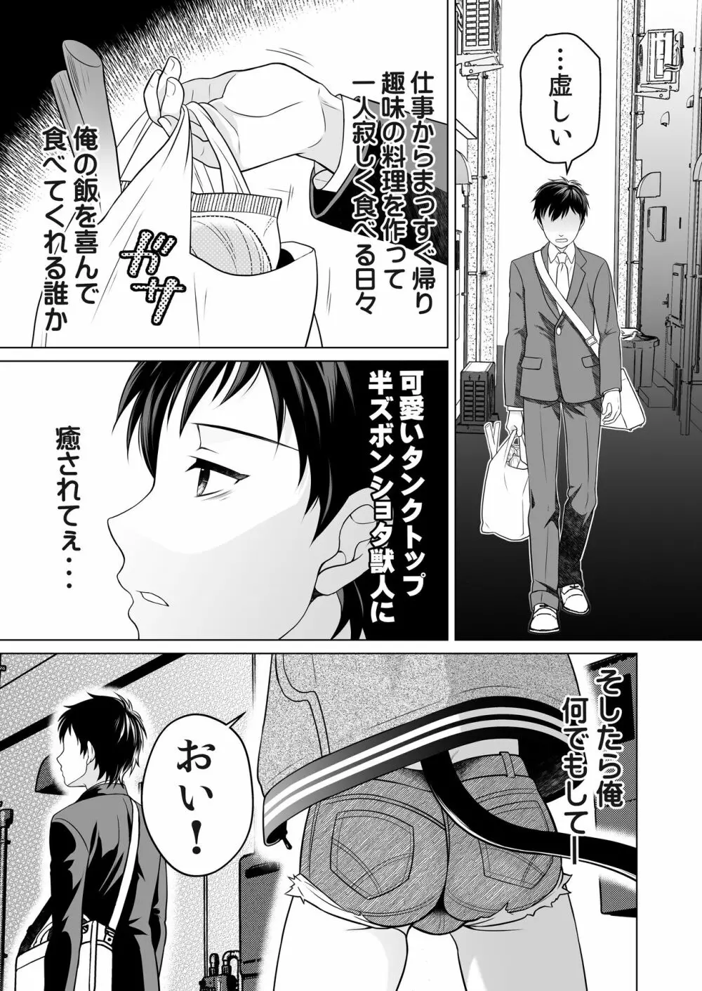 好みのノラ愛玩獣人におどされてます Page.4