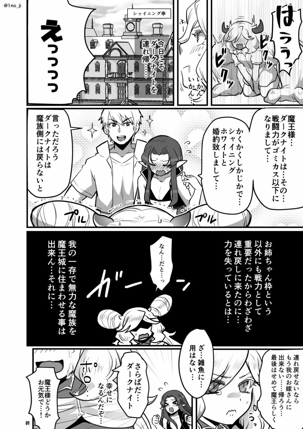 魔王軍の元幹部♂が勇者に負けてメスにされる話3【ダークナイトさんシリーズ】 Page.43