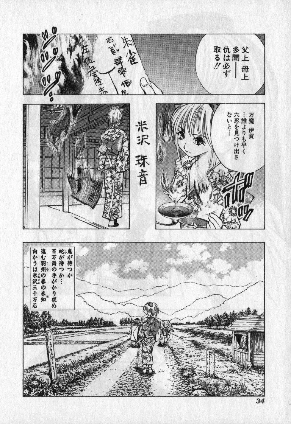 くノ一魔宝伝 第01巻 Page.35