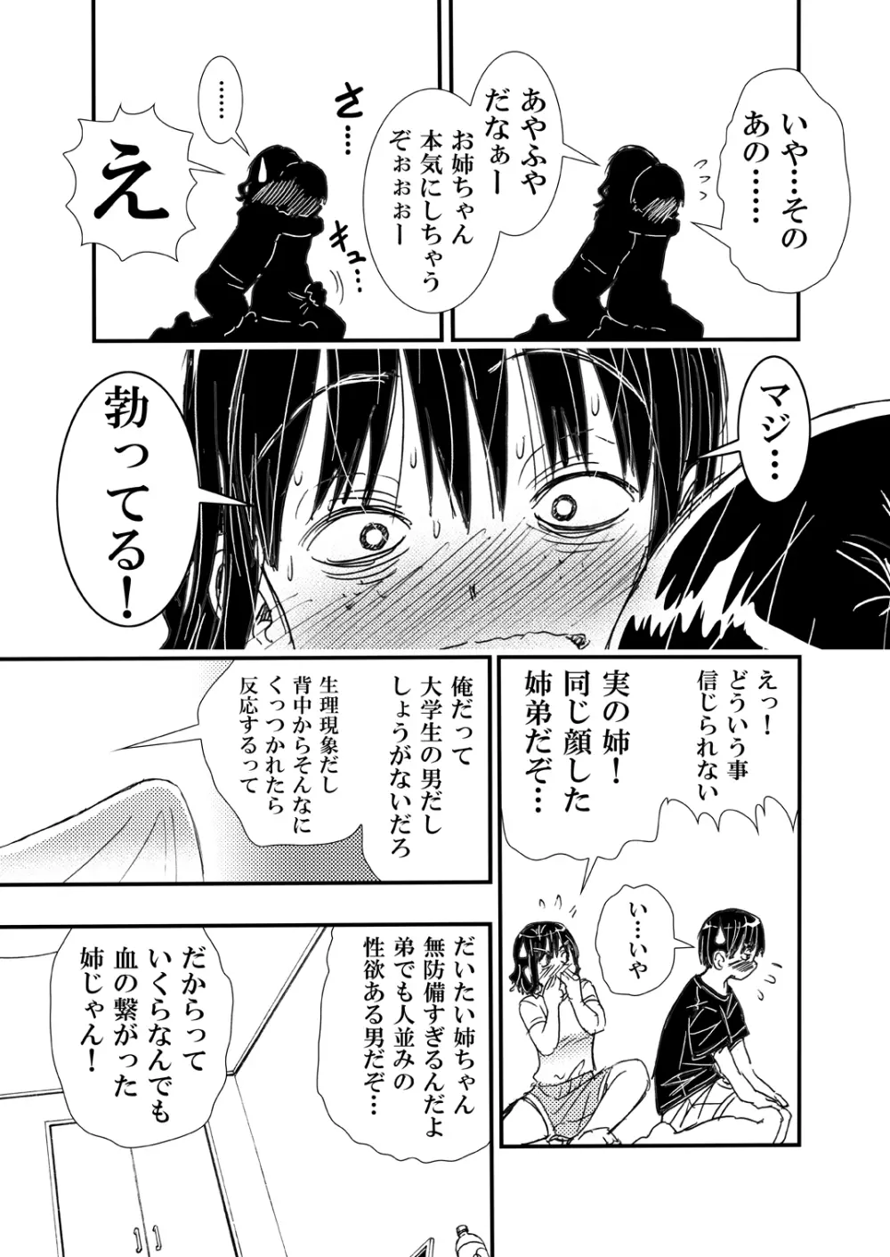 ノーメイク部屋着の姉弟といいカンジになってHした話。 Page.5