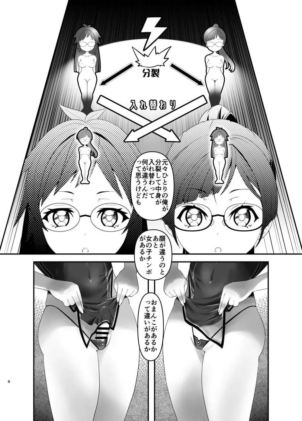 俺が分裂して異世界でTSする話5 Page.7