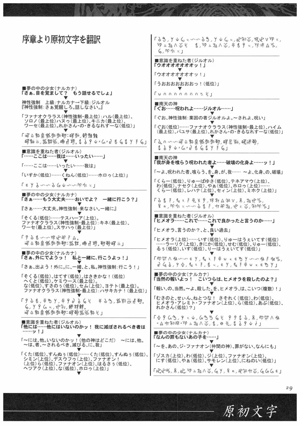 聖なるかな オフィシャル設定資料集 Page.113