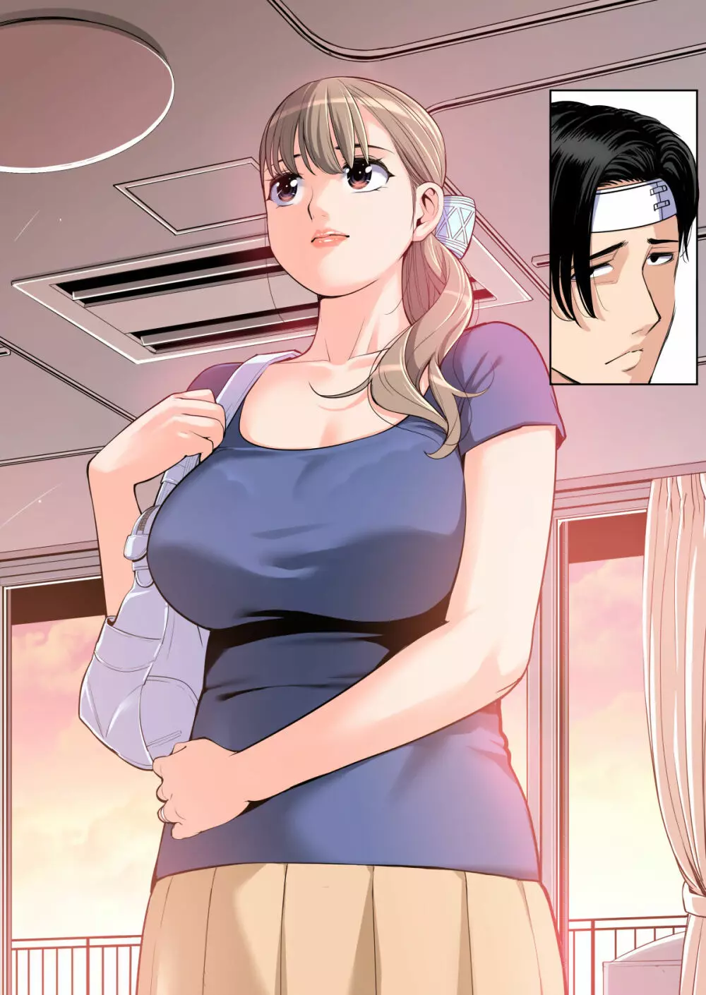 茜色に染まる若妻 〜病室で僕の妻が寝取られた〜(合冊版) フルカラー Page.24