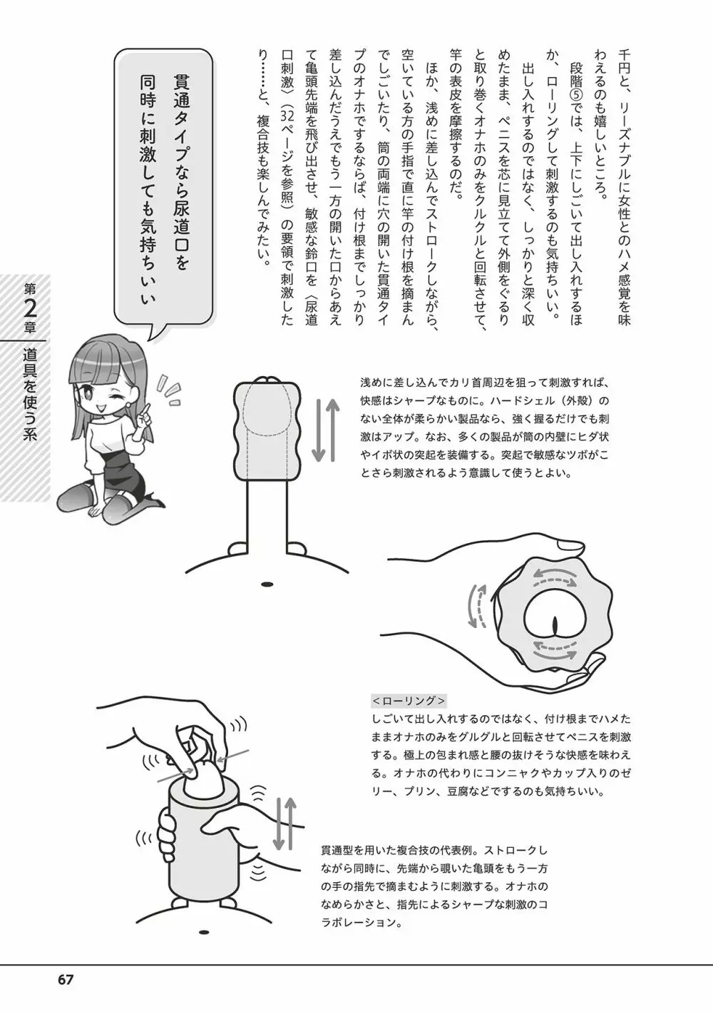 男の自慰・オナニー完全マニュアル イラスト版……おなプレ Page.69