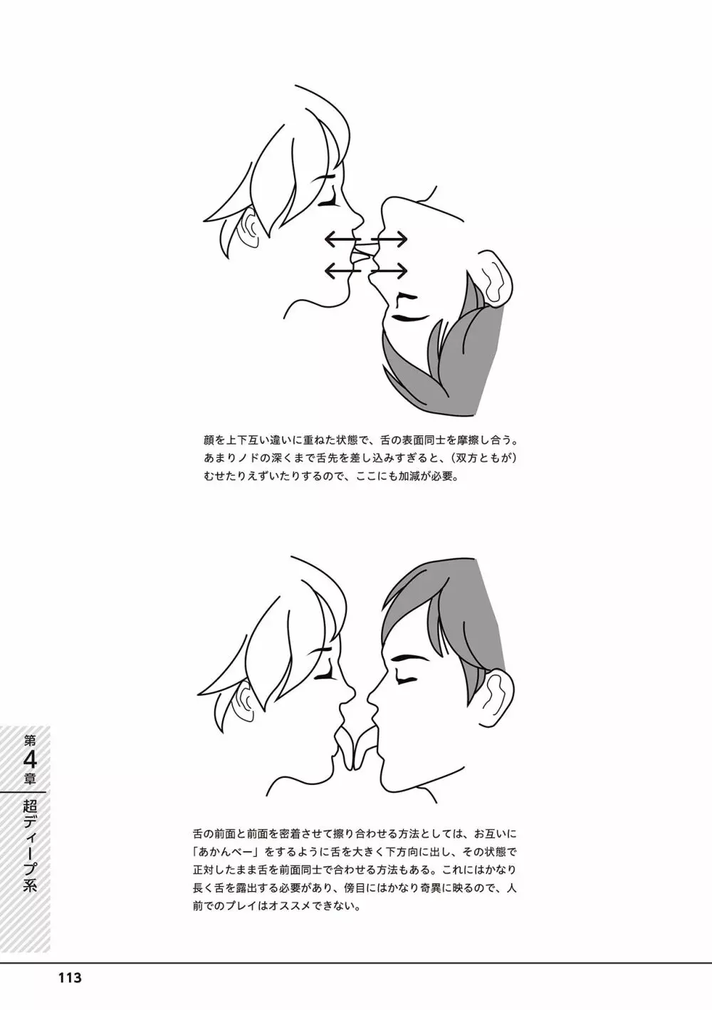 唇と舌の性感開発・キス完全マニュアル イラスト版……とろキス Page.115