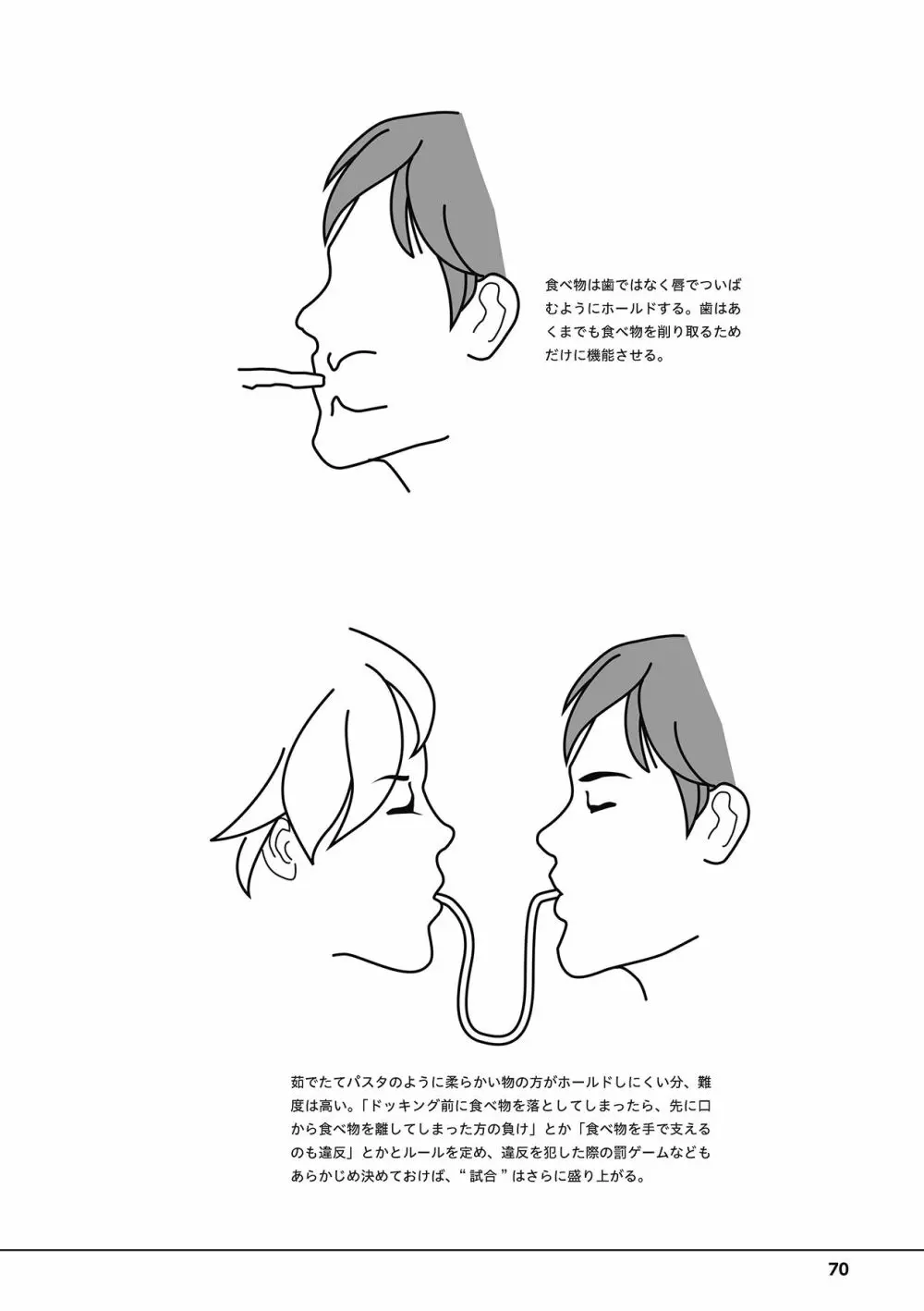 唇と舌の性感開発・キス完全マニュアル イラスト版……とろキス Page.72