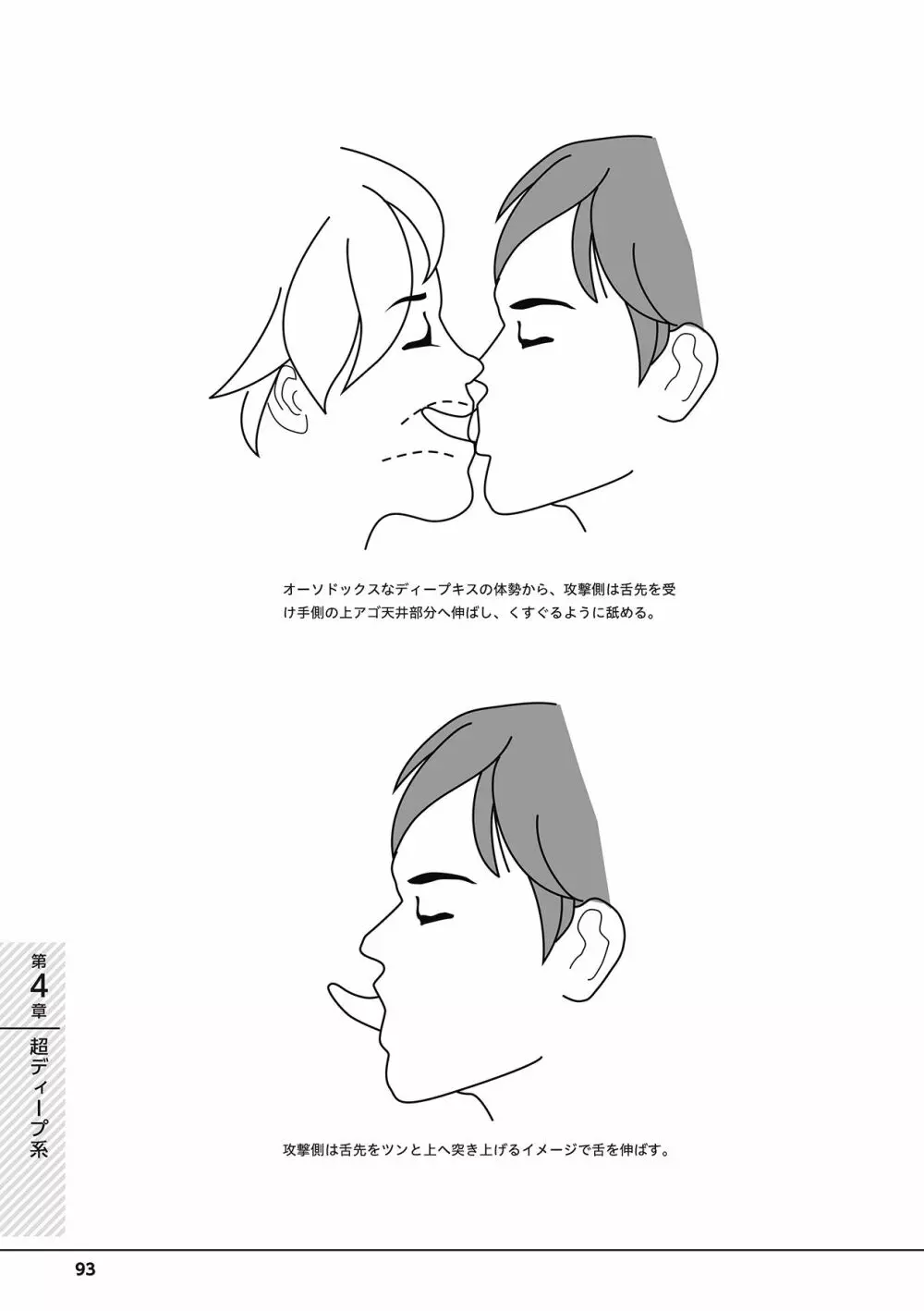 唇と舌の性感開発・キス完全マニュアル イラスト版……とろキス Page.95