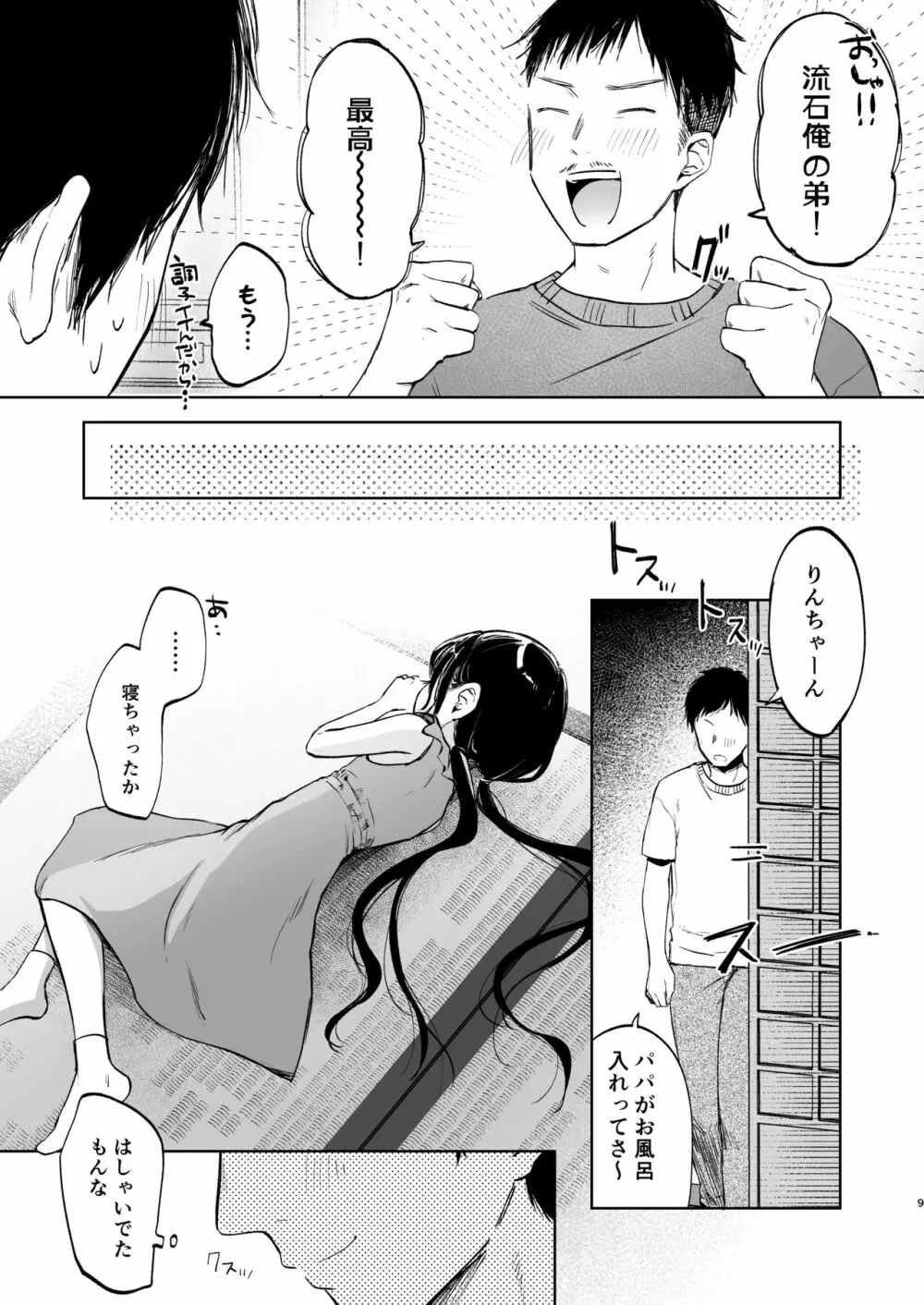 りんこと叔父さんの初めての夏休み Page.8