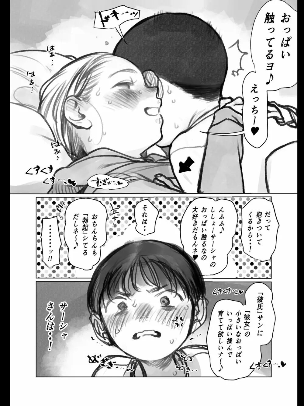 クリ吸引オモチャとサーシャちゃん。 Page.6