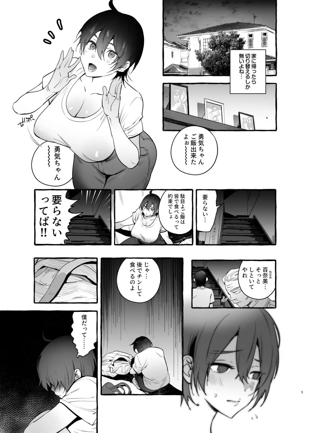 デカつよママはボクに甘い。 Page.6