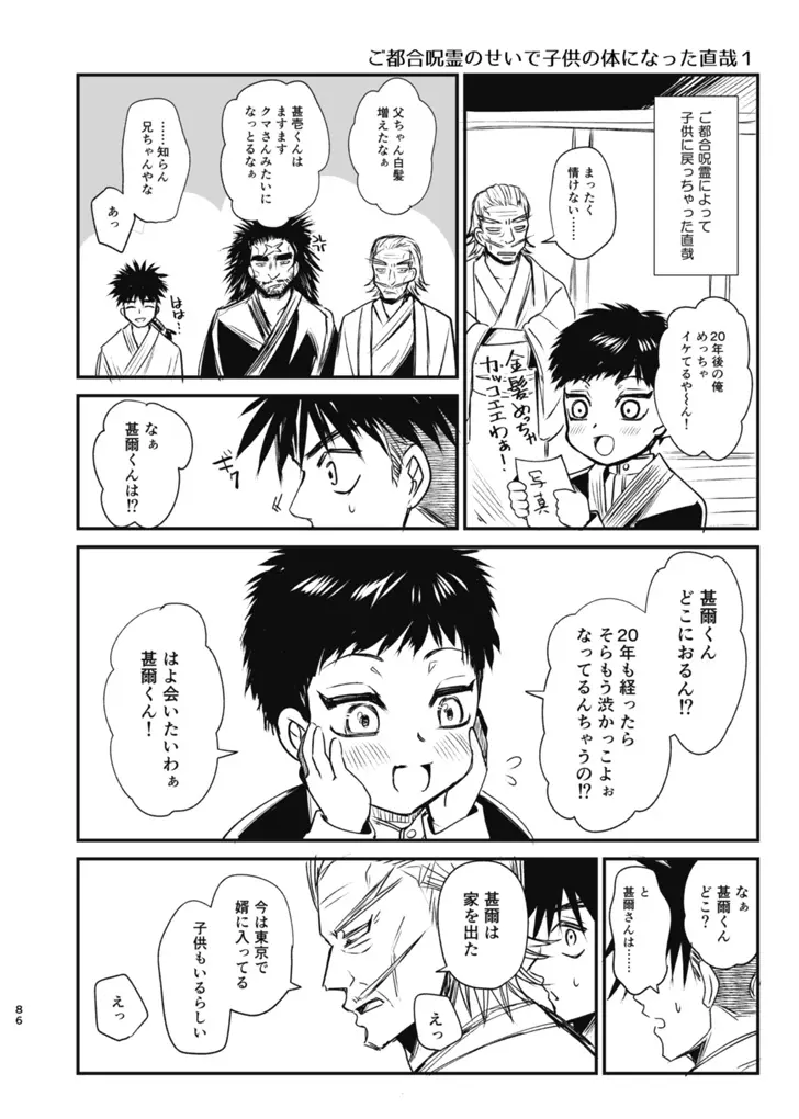 詰～直哉受けweb漫画再録集～ Page.85
