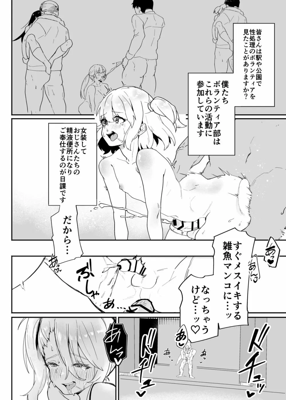 男子学生メス堕ち性処理ボランティア Page.2